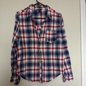 Red White and Blue Flannel